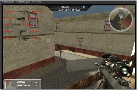 Rush Team 005 online multiplayer shooting game