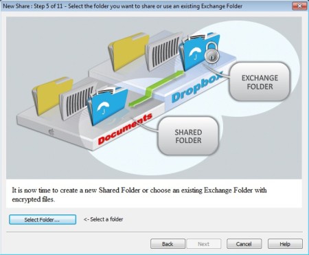 Secured Cloud Drive default window