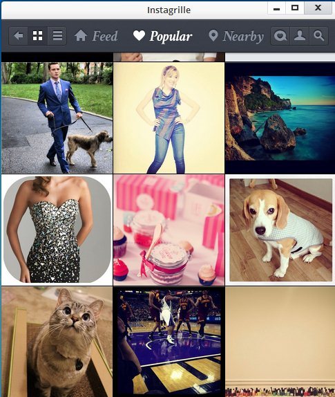 instagrille interface 01