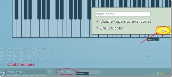 Online Multiplayer Piano: Anonymous 