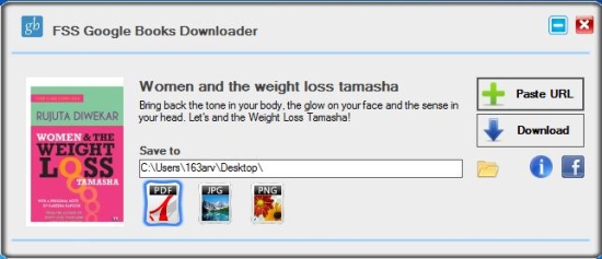 fss google Books Downloader paste url