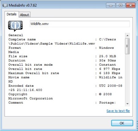 download MediaInfo 23.06 + Lite free