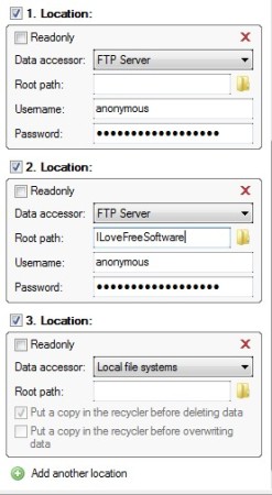 UniversalSync editing adding locations