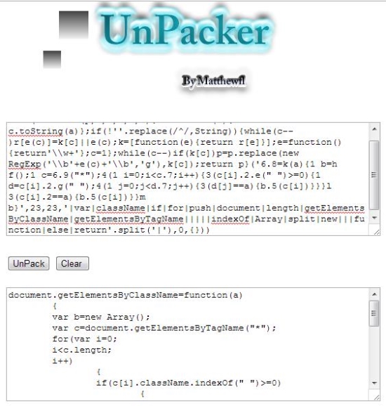 javascript unpacker 01