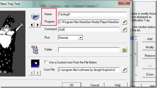 Tray Tools 2000 add programs to system tray 01