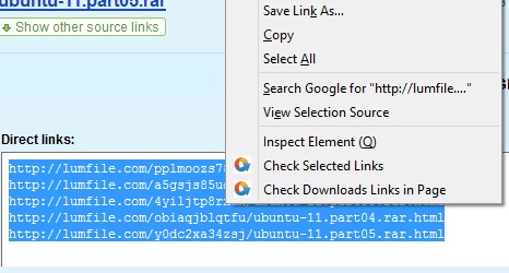 URL Checker firefox addon