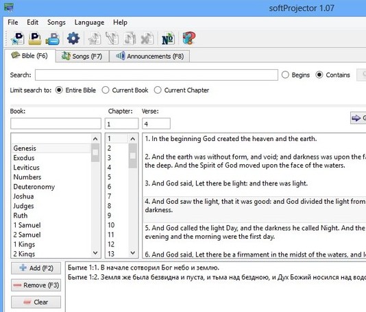 bible software for projector free download for mac