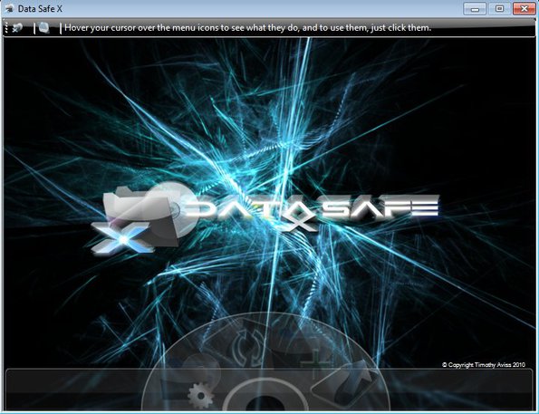 Data Safe X free data backup software default window
