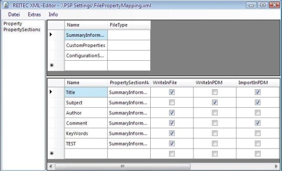 REITEC XML Editor interface