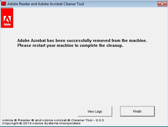 adobe reader and acrobat cleaner tool