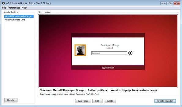 Logon Editor Customizing Your Windows 7 Logon Screen