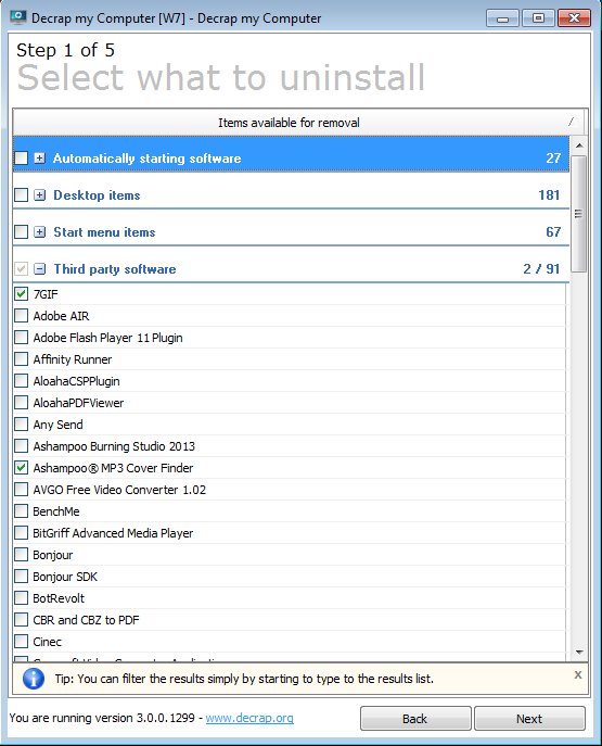 bloatware removal utility