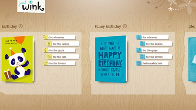 Windows 8 app to send eCards