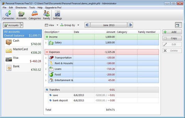 Free Money Management Software to Track Income and Expenses