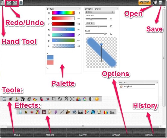 Amopic main interface