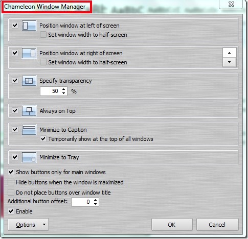 Add Extra Buttons to Program Windows: Minimize to Tray, Always on Top, More