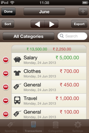 Spending Tracker-edit or remove expenses-Spending Tracker