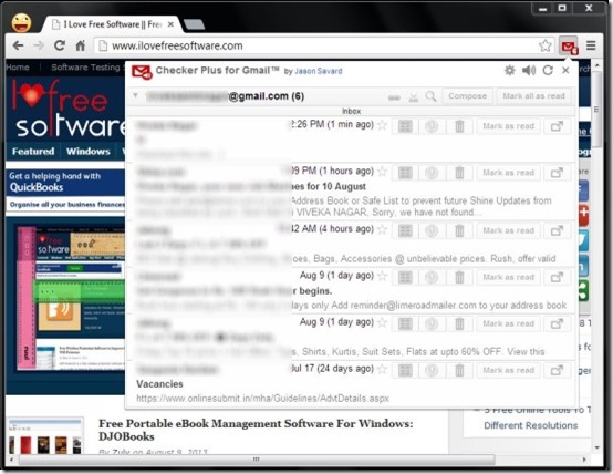 gmail checker chrome extension