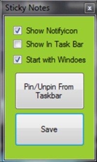 pin/unpin taskbar