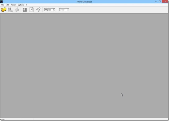 PhotoMosaique- Photo Mosaic Maker Interface