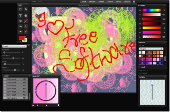 sketchpad online paint drawing application