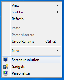 right click context menu