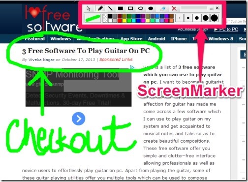 screen marker for mac free download