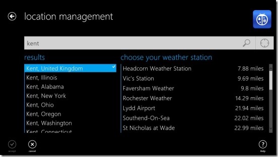 WeatherBug - location management and adding new location