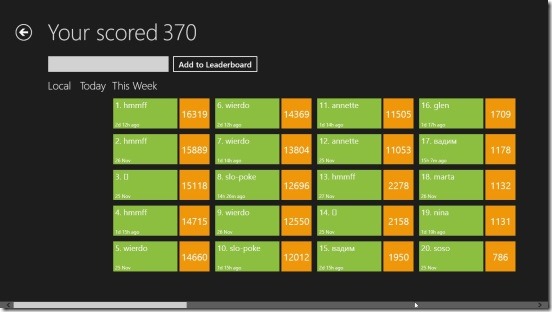 Bloq - your score and world leaderboard