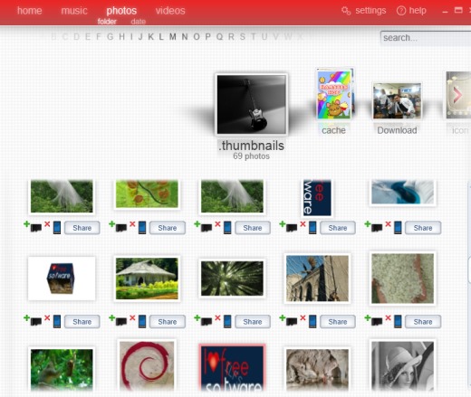 SanDisk Media Manager- browse photos