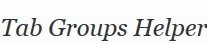 tab Groups helper-tab groups -icon