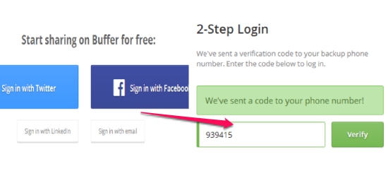 Step site. Two-Step verification settings changed.. Two Step login.