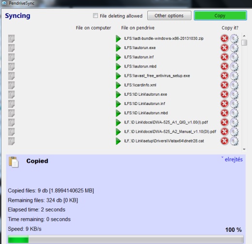 PendriveSync- sync data between pc and pendrive