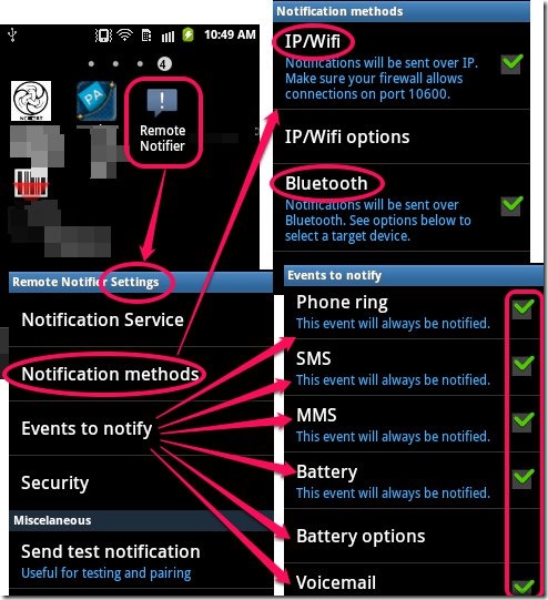 Remot Notifier Android