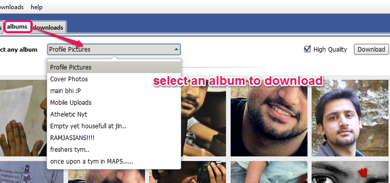 facebook album downloader mac app