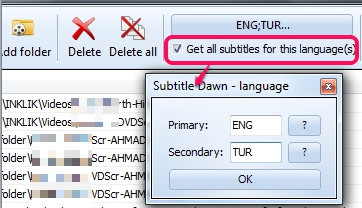 set primary and secondary language