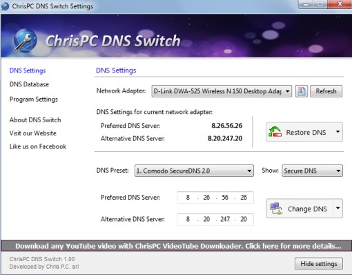 ChrisPC Free VPN Connection 4.12.22 for mac download free