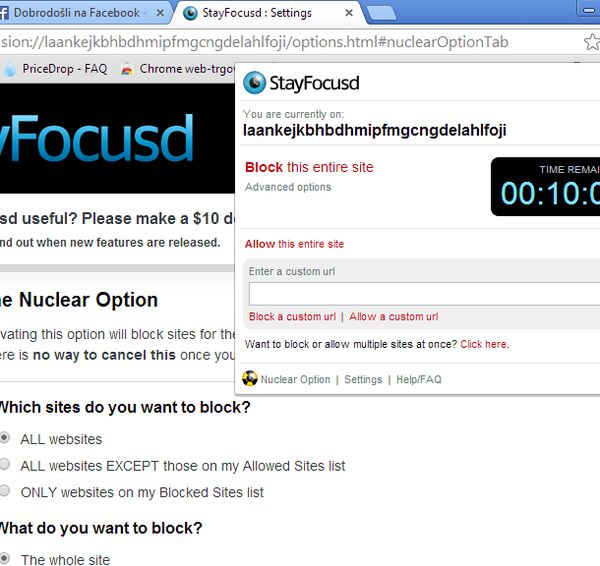 Chrome website blocker extensions stayfocusd