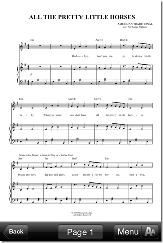 Sheet Music In The Musicnotes App