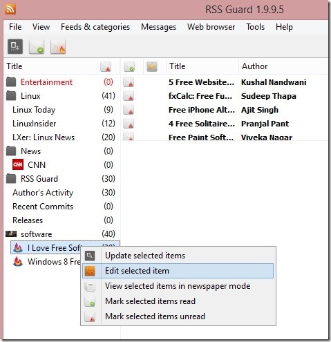 RSS Guard 4.5.4 for windows download