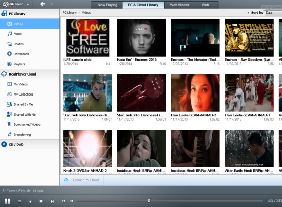 RealPlayer Cloud- watch and share videos