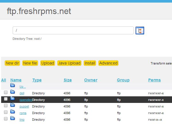 google chrome ftp server