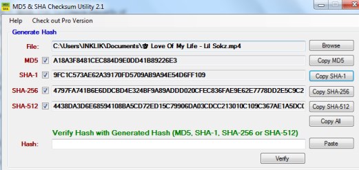 SHA MD5 Hash Generator To Calculate Hashes, Verify Hashes