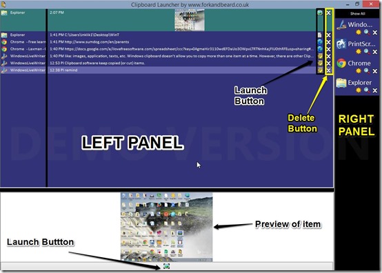 clipboardlauncher panles