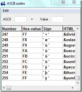 Alternate Textbrowser-ASCII