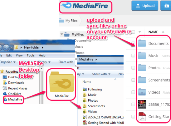 MediaFire Desktop Client To Upload, Share Files, Sync Files