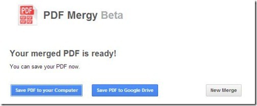 PDF Mergy- save and new merge
