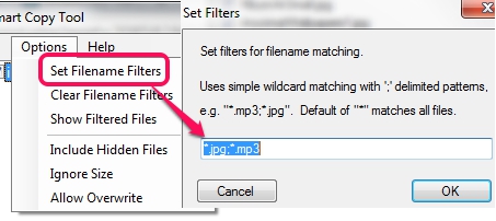 fastcopy copy exclude filters