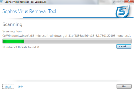 Sophos Virus Removal Tool