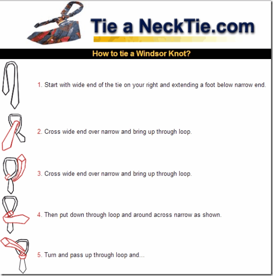 Tie a NeckTie